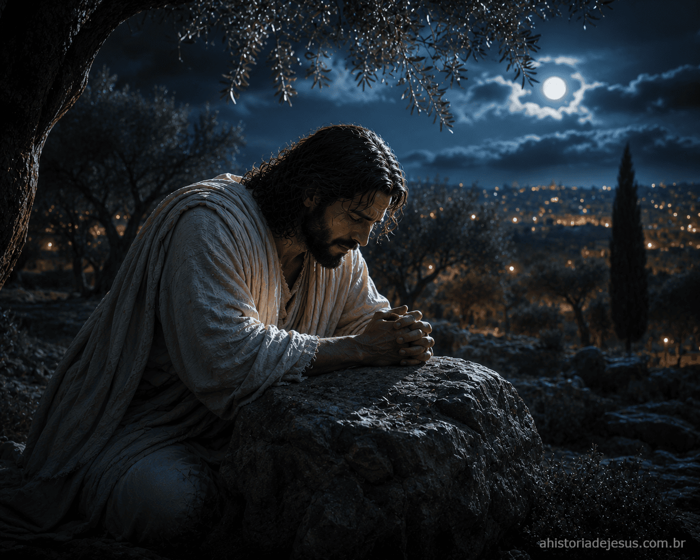 Jesus orando no Getsêmani