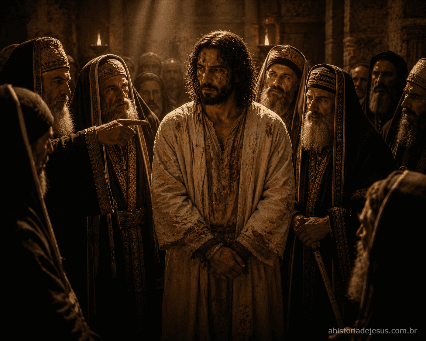 Jesus diante do Sinédrio