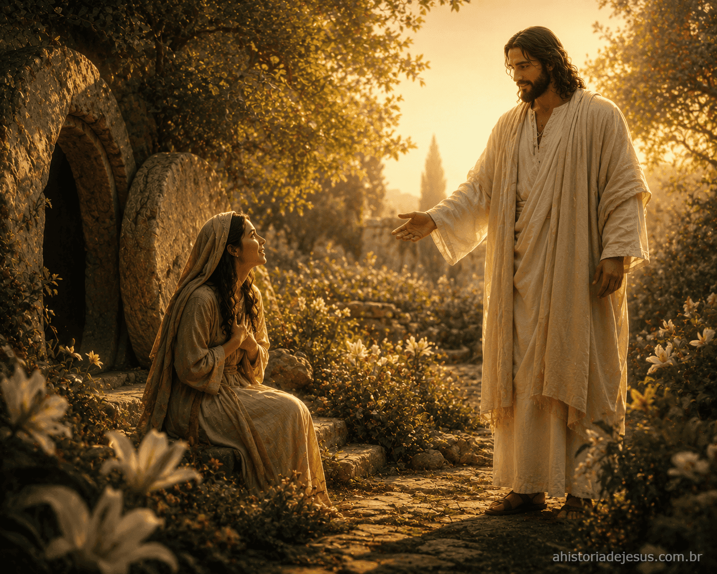 Jesus aparece a Maria Madalena