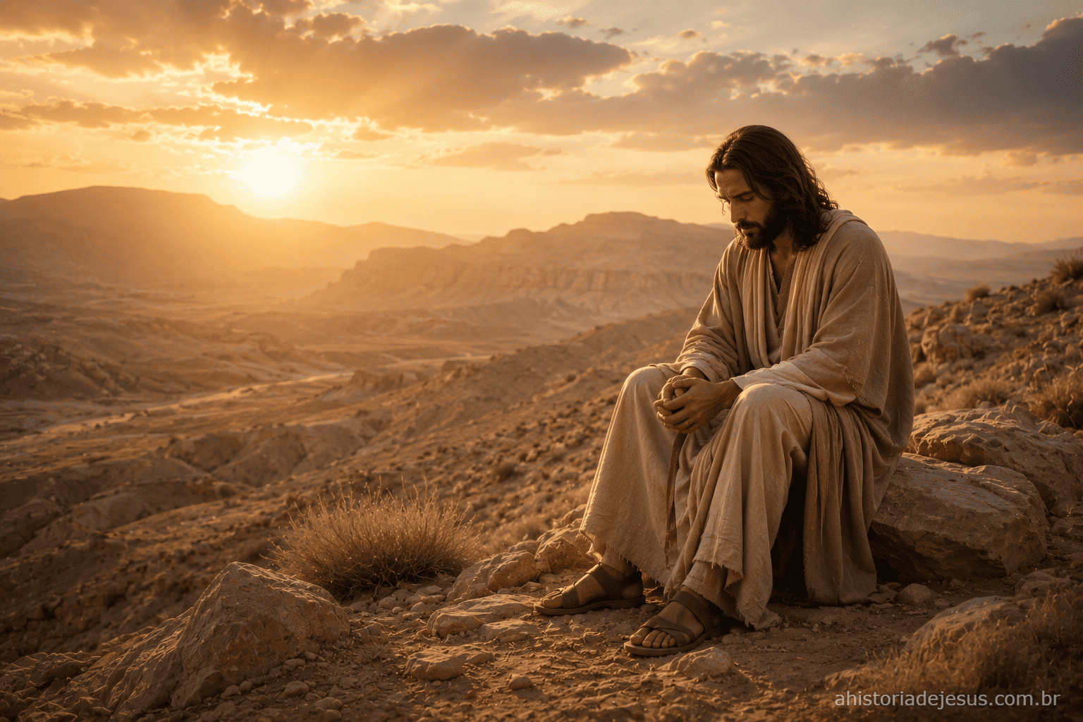 Jesus no deserto da Judeia